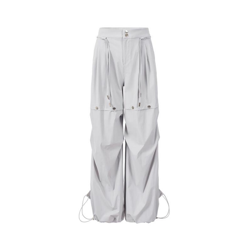 Women's American Style High-Waist Loose Cargo Pants