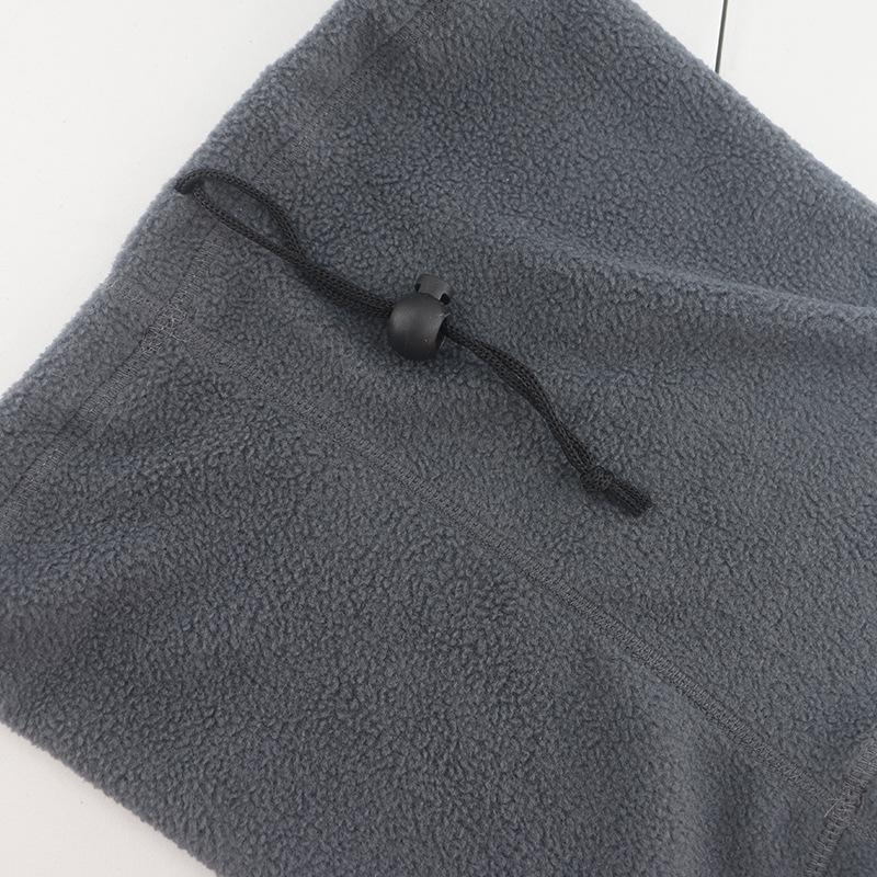 Winter Fleece Neck Warmer: Cold-Proof, Multifunctional Cycling Face Mask with Velvet Lining for Outdoor Sports