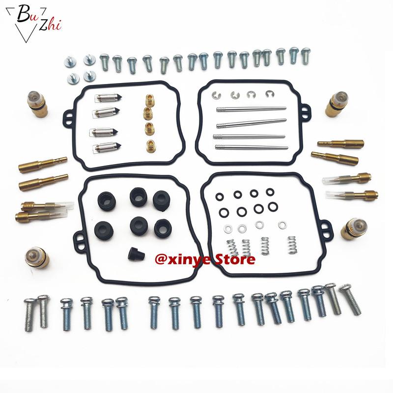 4 комплекта ремкомплекта для карбюратора для Yamaha XJ600S DIVERSION Seca II 600 1992-1998 XJ600 XJ 600 S 600S