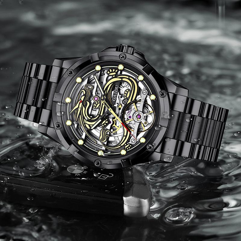 Watch Men's Mechanical Watch Fashion Hollow Waterproof Fully Automatic Mechanical Watch Luminous Personalized Men's Watch Watch