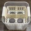 4 Grids Hydroponics Nursery Pots Planter Containers Corm Plant Growing Pots  Balcony Planting