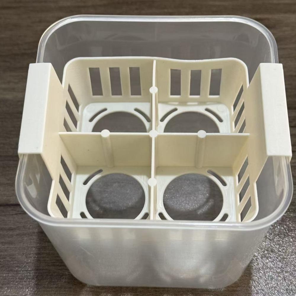 Planter Containers Hydroponics Nursery Pots Clear Corm Plant Growing Pots  Greenhouse Growing белый