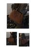 Women's Large-Capacity Retro Tote Bag - Versatile, Casual, Single Shoulder, Underarm Design for Autumn & Winter 2025 Work Commute.