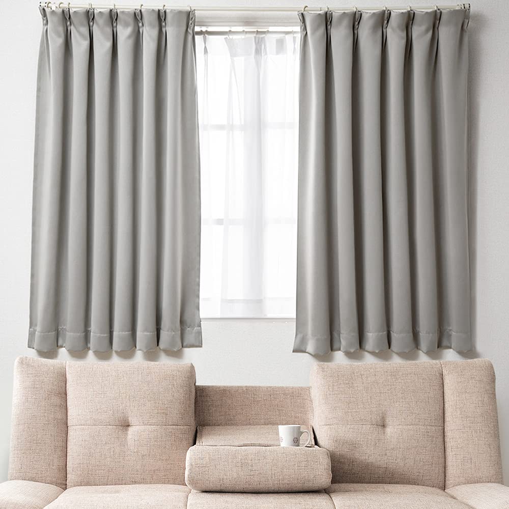 

Iris Plaza Светоблокирующие Ширина 100 x Длина 120 Степень 1 Свет В комплекте Толстые и Энергосберегающие Термо Машинный Комплект Серых 99,99% Штор, см, Блокирующие, серый