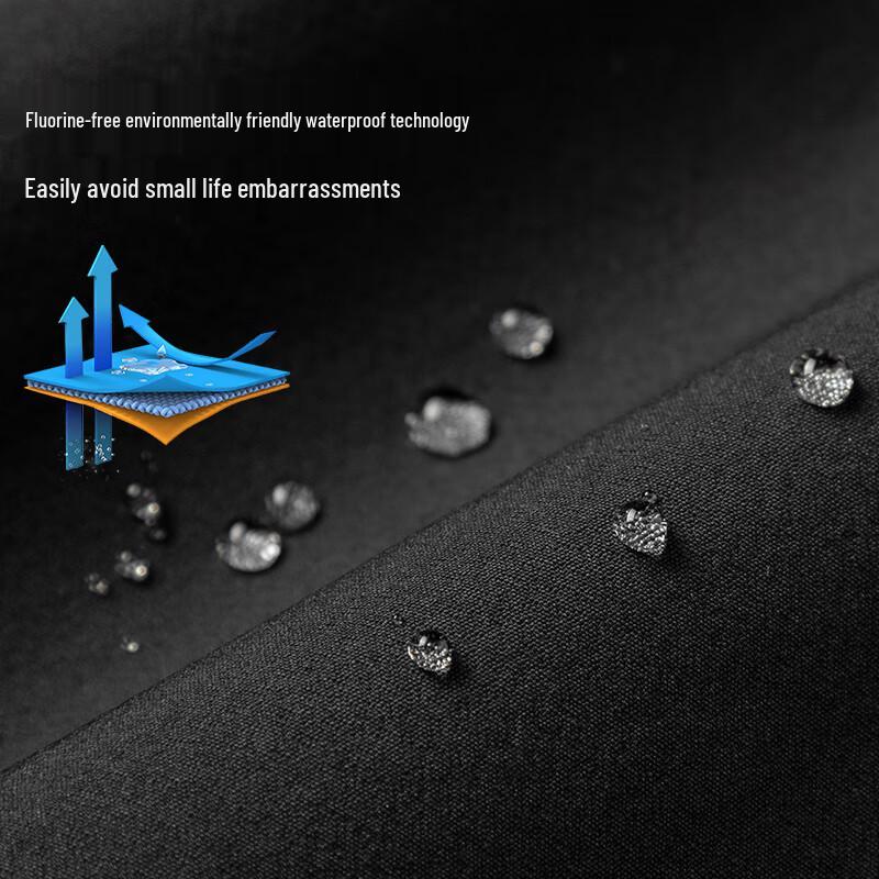 FIRS Men's Anti-Wrinkle Thick Straight Casual Pants