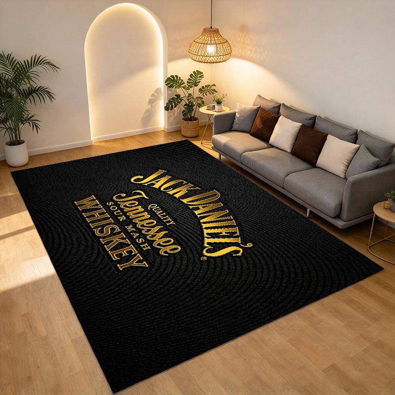 Jack Daniel'S Living Room Nonslip Area Rug Soft Carpet For Bedroom Game Playroom Sofa Office Home Decor Doormat Christmas Gift C92626