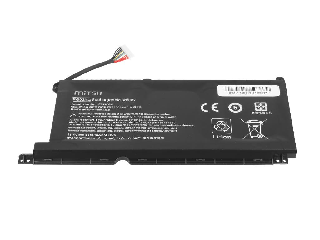 Pg03Xl Battery For Hp 15-Dh 15-Ec 15-Dk 16-A Hstnn-Ob1I