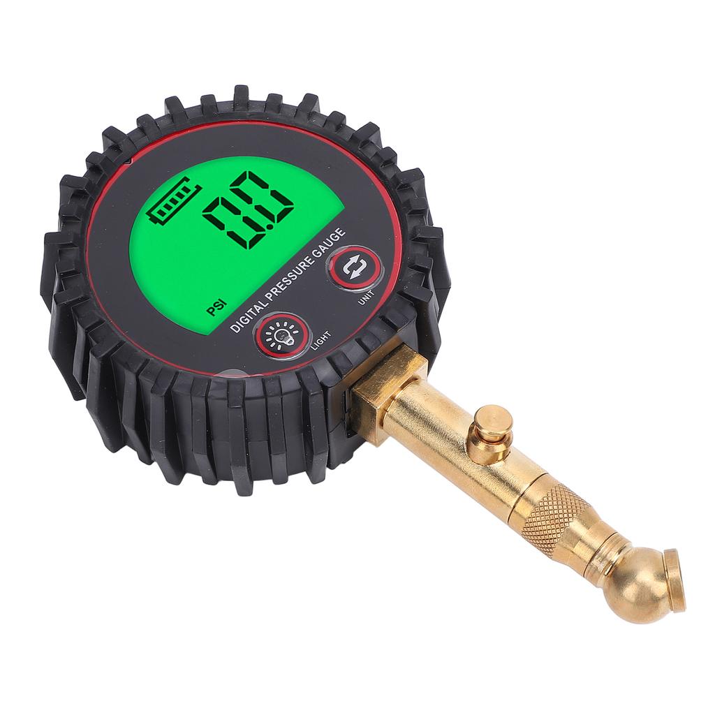 Digital Tire Pressure Gauge with Rotatable Joint Professional High Accuracy 1 8 10MM Thread Easy Read LCD Display