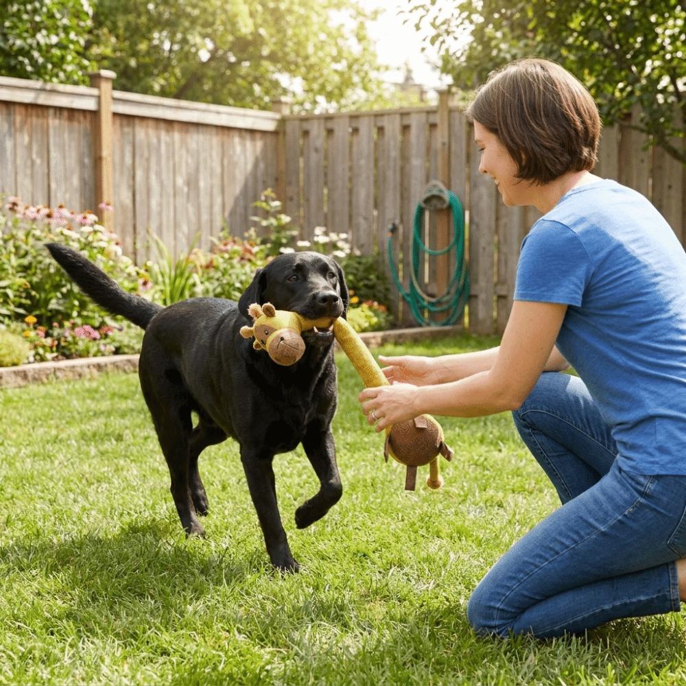 Non-Toxic Long Strip Dog Chew Interactive Bite-Resistant Squeaky Dog Animal Shaped Long Neck Pet Molar Pets Entertainment