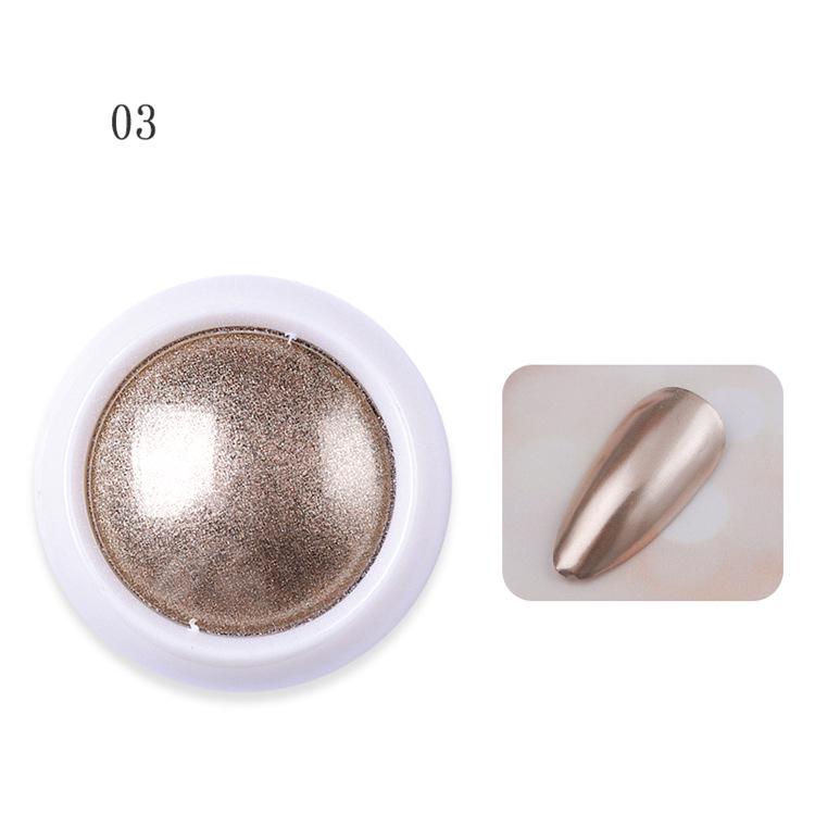 Rose Gold Glitter Nail Magic: Electroplating Mirror Powder
