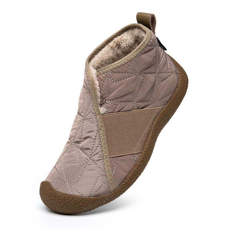 Winter high-top cotton shoes women's velvet thickened mother shoes soft sole non-slip comfortable one pedal