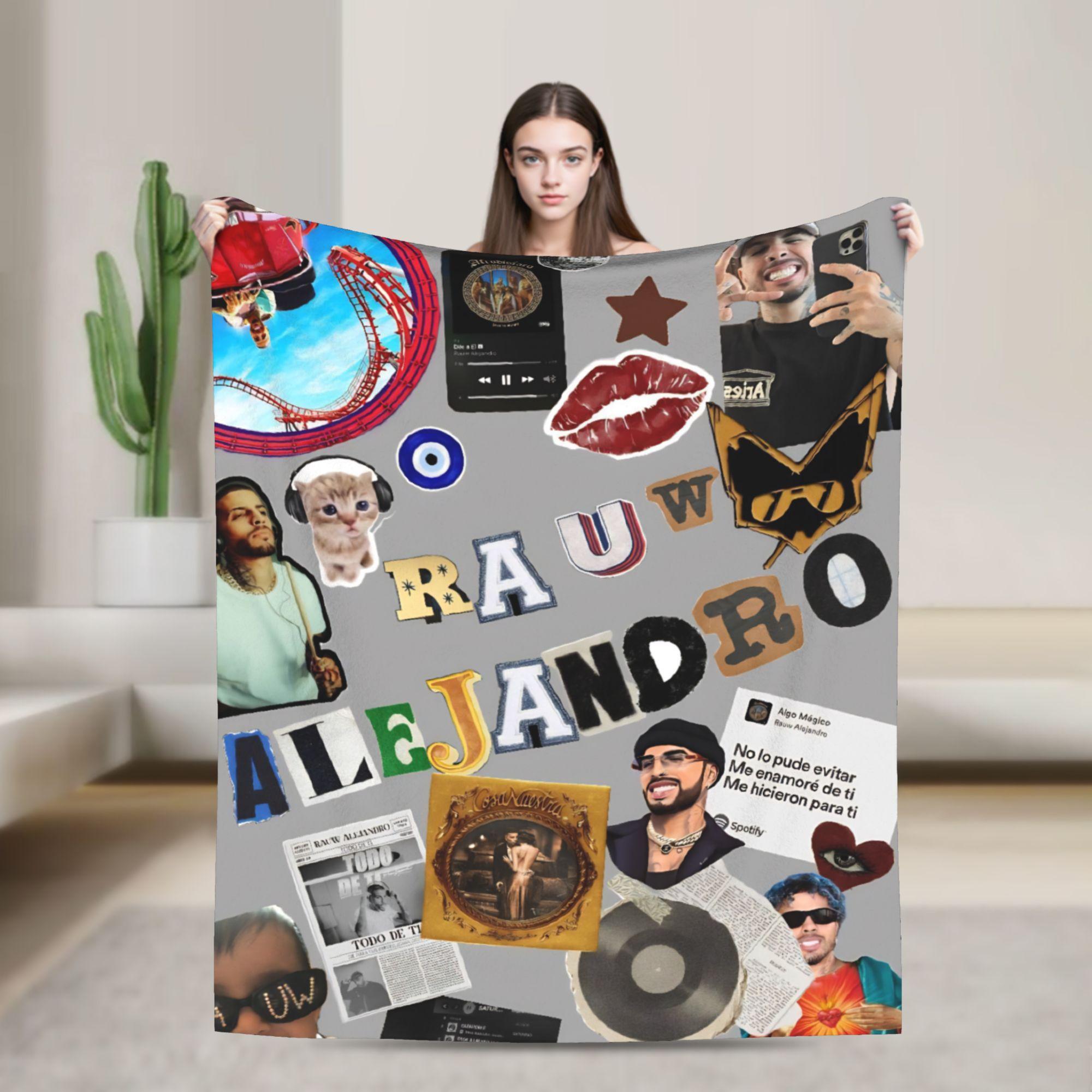 

Rauw Alejandro Singer Rapper Merch Fashion Blanket Super Soft Warm Throw Fashion Blankets for Bed es Multiple Sizes Bedspread 100x150cm
