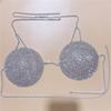 Accessoires, Übertriebene Runde Bikini-Brustkette, Nachtclub Sexy Strass-Körperkette Körperkette