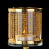 Buddhist Supplies Crystal Candle Holder Ornaments Windproof Lampshade Buddha Hall for The Buddha Candle Holders Decoration