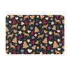 Gingerbread Pups German Shepherd Dog Anti-slip Doormat Floor Mat Washable Carpet Rug for Kitchen Entrance Bedroom Footpad Mats