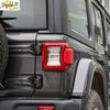 Red For 2018- Jeep Wrangler JL ABS Rear Tail Light Lamp Cover Trim Decor New