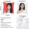 K-Kim Ji-Won Cushion Cover Fabric Soft Furnishing,Pillowcase, Cushion Cover, Sofa Pillow, Home Decoration