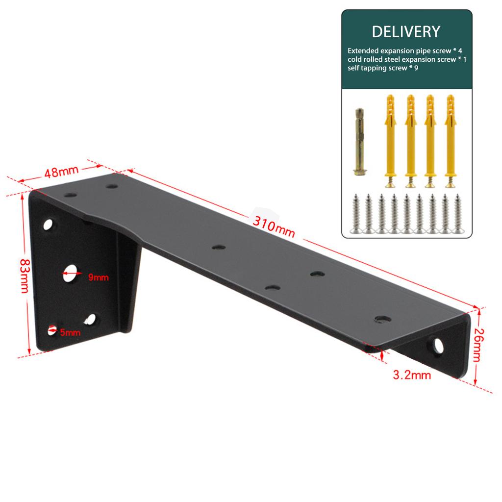 Heavy Duty Support L Shaped 90 Degree Right Angle Wall Support Tool for Shelf Bracket