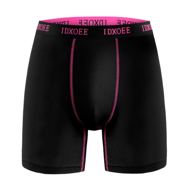 

Мужские боксеры большого размера - С удлиненной длиной, спортивная посадка S розовый