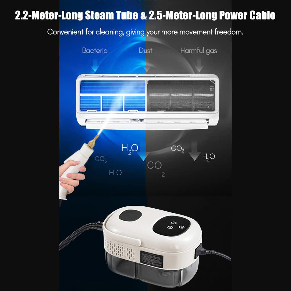2500W High Pressure High Temperature Air Conditioner Household Intelligent Steam Cleaner Kitchen Steam Cleaning Equipment