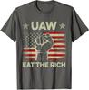 UAW Eat The Rich UAW Strong UAW Proud Union Vintage Unisex T-Shirt