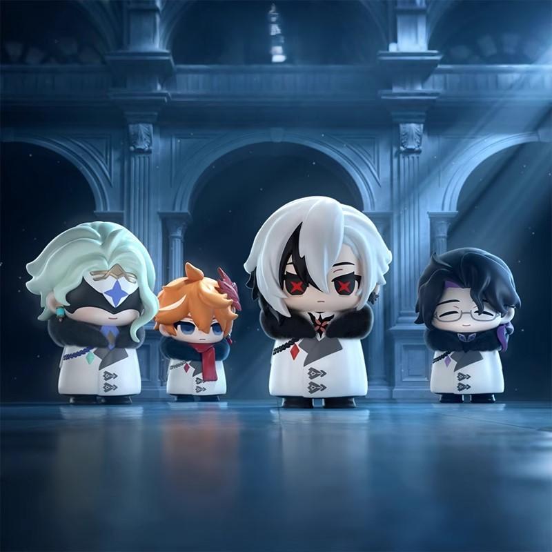 Mihoyo Suplay Genshin Fatui Harbinger  Mihoyo Game Anime Figurine Collectibles Merchandise  Gift For Kidss Ornaments