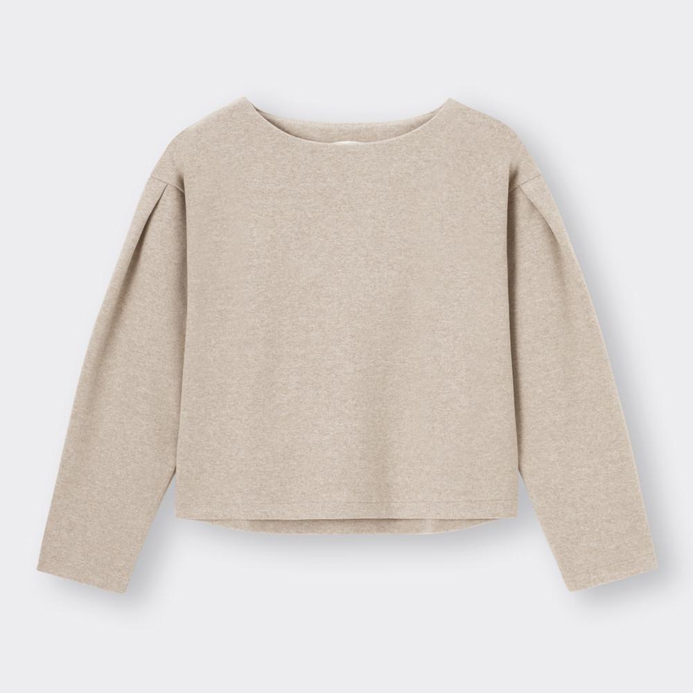 

Пуловер с подкладкой плеч GU с длинными рукавами Z