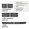 Car Door Threshold Strip Rear Trunk Bumper Stickers Scuff Plate For Lada Xray Granta Priora Sedan Sport Kalina Vesta Samara