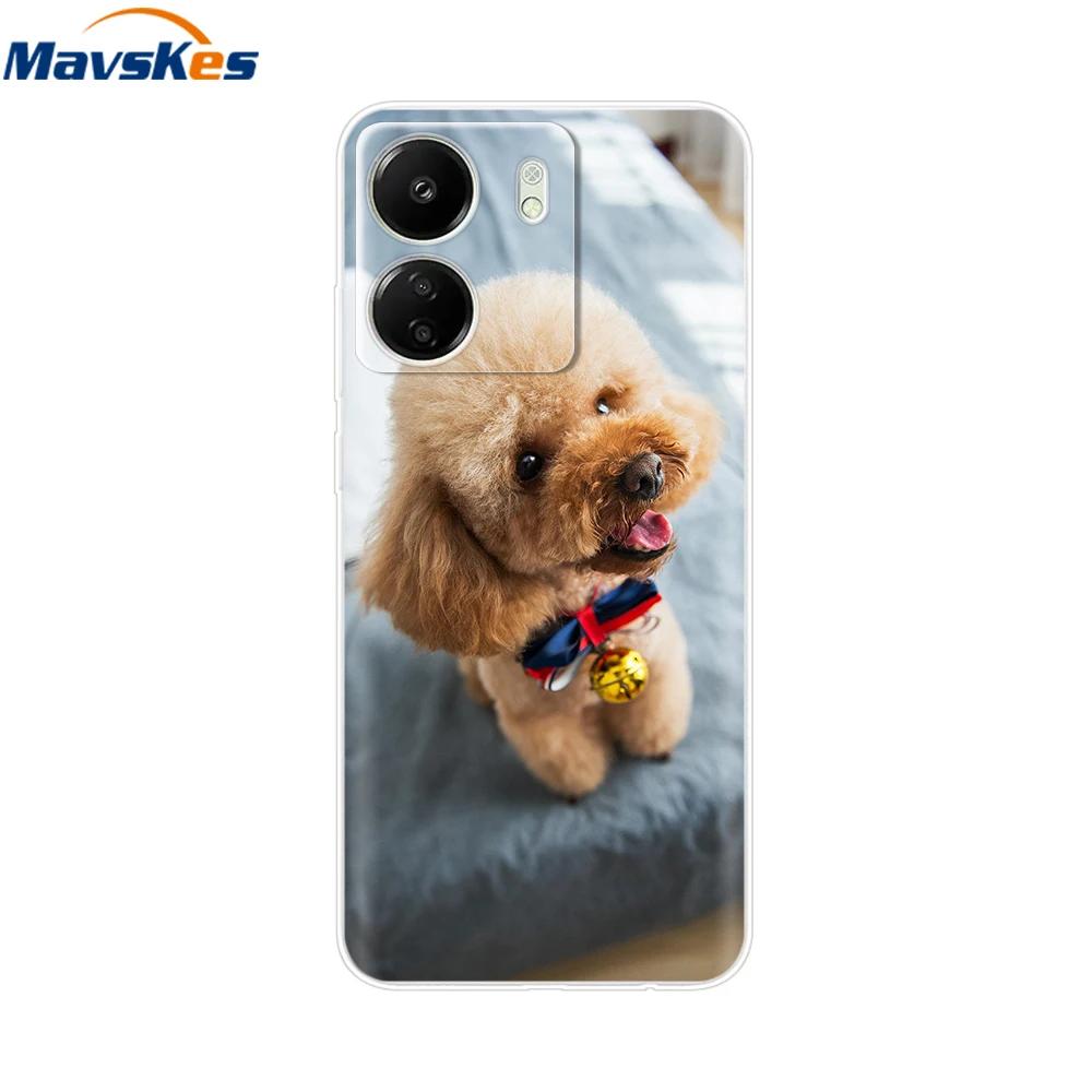 For Xiaomi Poco C65 Cases For Xiaomi Poco C65 Fashion Clear Soft Silicone Phone Cases TPU Fundas for PocoC65 c 65 Coque Bumper