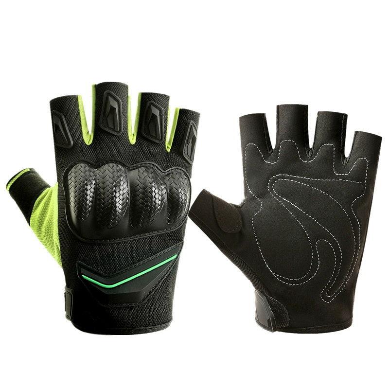 

Cycling half-finger gloves men s spring and summer anti-skid tactics outdoor anti-drop cycling motorcycle driving sports gloves microfiber palm
