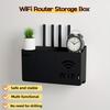 1PC Wall Hanging Wireless Wifi Router Shelf Storage Box ABS Plastic Organizer Box Cable Power Bracket Organizer Box Home Decor
