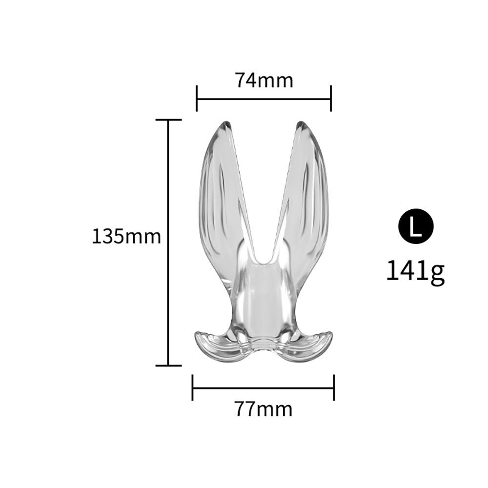 Hollow Anal Plug Dilator Butt Plug Vaginal Anus Tunnel Expansion Prostate Massager Stimulation Adult Products Sex Toy for Couple
