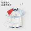David Bella Baby Clothes Crawling Clothes Summer New Men's Baby Clothes Crawling Clothes Short-Sleeved Newborn Jumpsuit