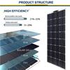 EXCELLWAY 18V 400W Flexible Solar Panel Bendable Waterproof Monocrystalline Best Solar Panel For RV Boat Power Bank