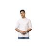 Thomas Scott Men Band Collar Full Sleeves Stripes Slim Fit Casual Shirt (Peach, )
