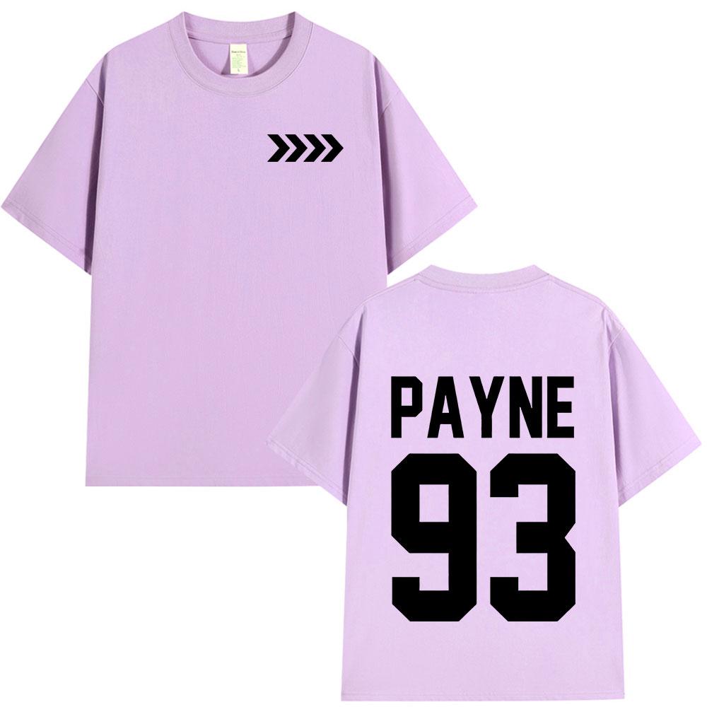 Liam Payne Tribute T Shirts Payne 93 Merch Fans Gift Men Clothing Short Sleeve Oversized T-shirts Hip Hop Street Style Tee Shirt