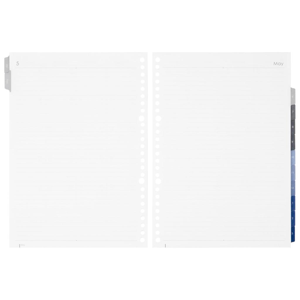 Maruman 2026 B5 Diary Starts April 2026 Loose-Leaf Refill, 26-Hole, (LD3834-26)