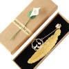 Koi Palace Metal Bookmark - Chinese Style Graduation, Birthday & Valentine's Gift for Girls & Boys