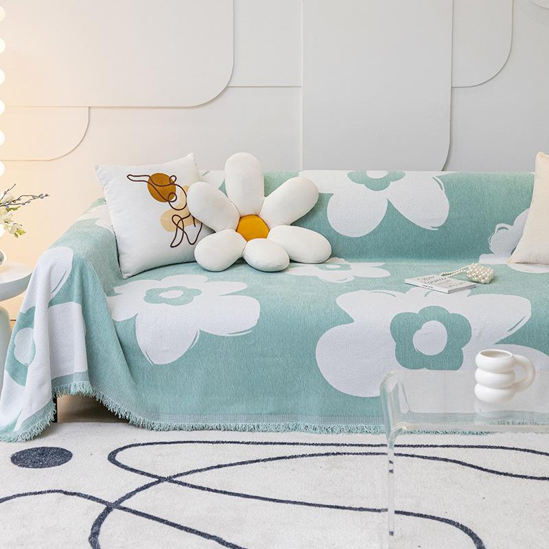 Modern Simple Sofa Cover Towel Four Seasons Universal Sofa Towel Anti-Scratching Sofa Cover Cloth Thickened