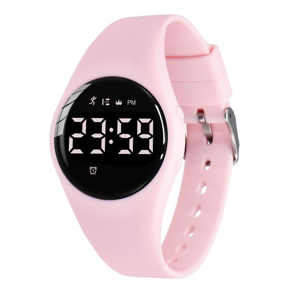 Çocuklar İçin Fitness Saati Dijital Aktivite Takip Saati 3-12 Yaş Arası Çocuklar İçin Bluetooth Olmayan Alarm Adım Sayımı Bilek Saati