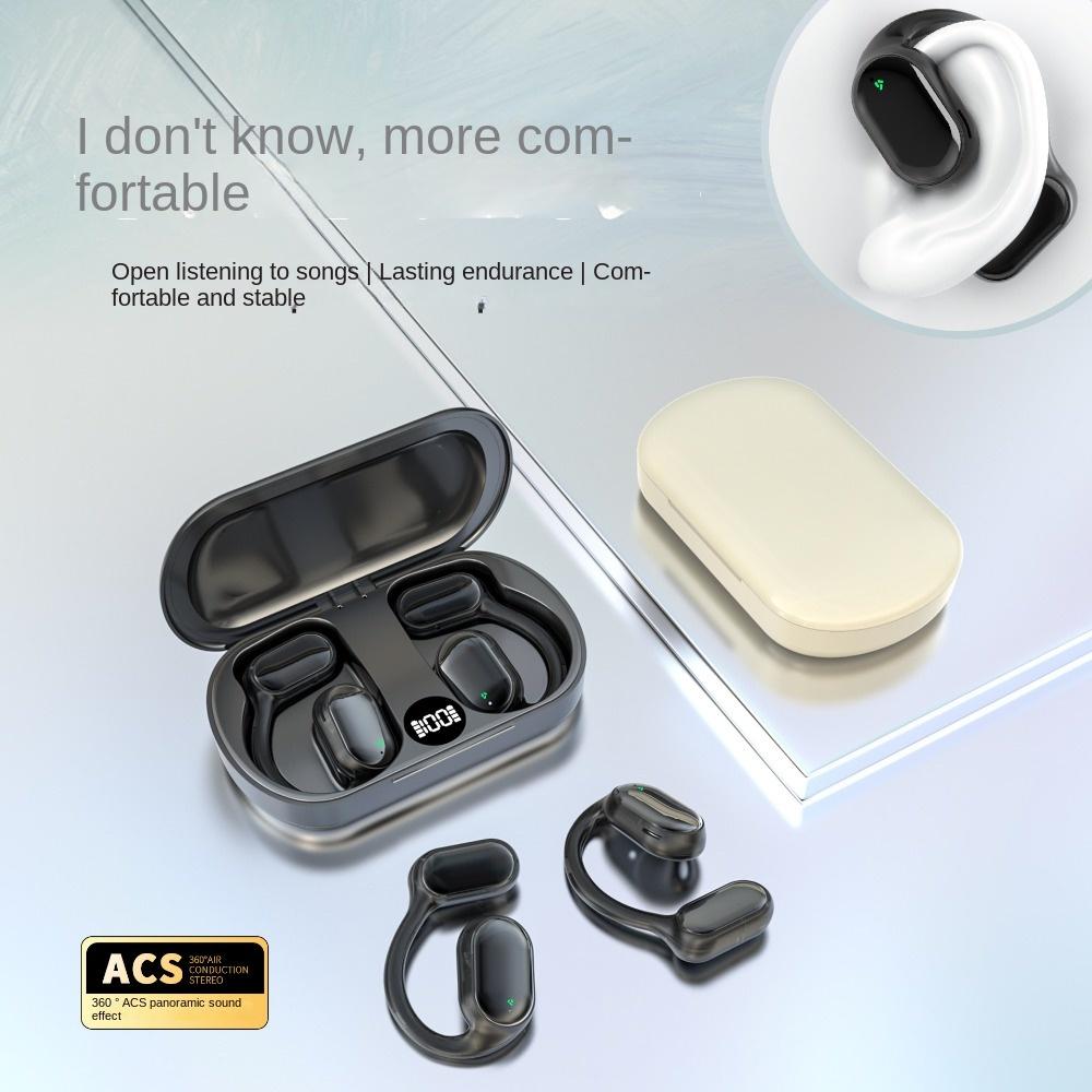 Bluetooth headset typu zavěšení na ucho s vedením vzduchu nevkládané do ucha bezdrátové sportovní headset s kostním vedením pro obě uši