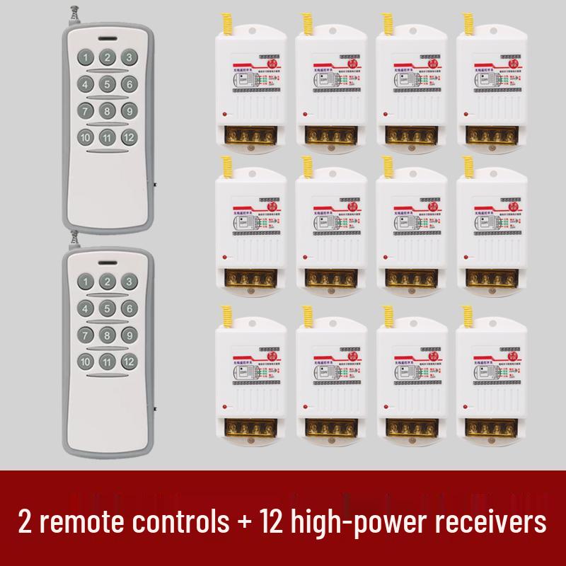 High-Power Submersible Pump with Smart Wireless Remote and Light Control, 220V Multi-Channel Wiring-Free Power Supply