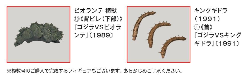 Toho Monster Collection No. 36 (Biolante Plant Beast 10/King Ghidorah (1991) 1) [Encyclopedia Volume] (with Model)