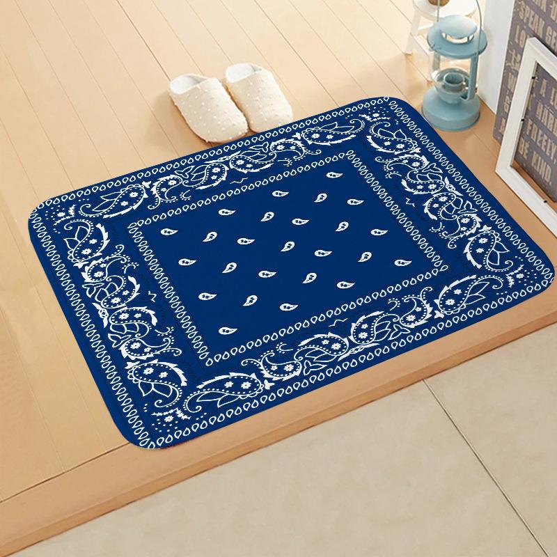 

Bohemian Style Pattern Entrance Door Mat Anti-slip Carpet Hallway Bedroom Living Room Door Mat Bathroom Area Rugs Decoration 40x60cm 16x24 inch