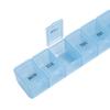 7-Day Portable Pill Organizer | Weekly Medicine Box with Keychain | Travel Medication Dispenser for Vitamins & Supplements | Pocket-Sized Pill Case