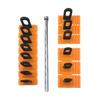 Car Dent Repairing Puller Kit Paintless Glue Pulling Tabs Tool Auto Body Sheet Metal Dent Removal Tool with Metal Rod