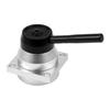 Pneumatic Air Hand Lever Operated Manual Control Rotary s - as described, R6-08D