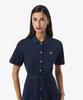LACOSTE Women'S Fit-And-Flare Belted Polo Dress Ef9621-56G 166