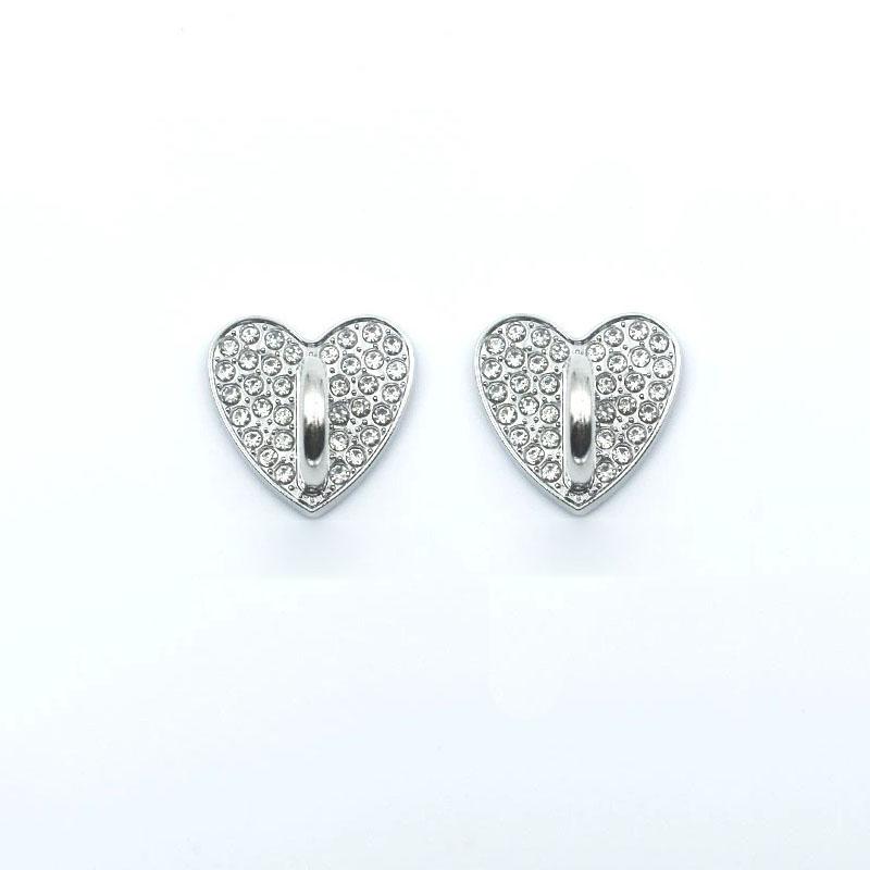 2Pcs Rhinestone Metal DIY Phone Case Accessories Adhesive Pendant Star Love Flower Base Pendant Universal Shining Hook