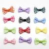 20/25Pcs DIY Christmas Tree Ornaments Crafts Xmas Hanging Decorations Christmas Bow Knot  Gift Decor
